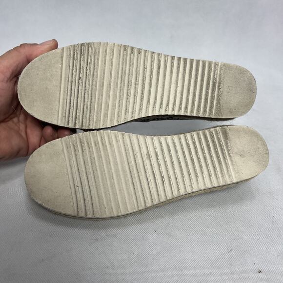 Toms Alpargata Platform Rope Natural Leopard Cheetah Print Shoes Womens Size 6 - Picture 8 of 8